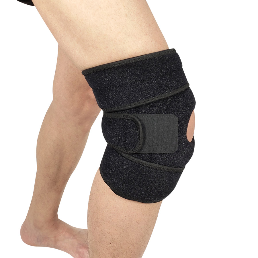 Suporte de joelho para patela de nylon tricotado 3D