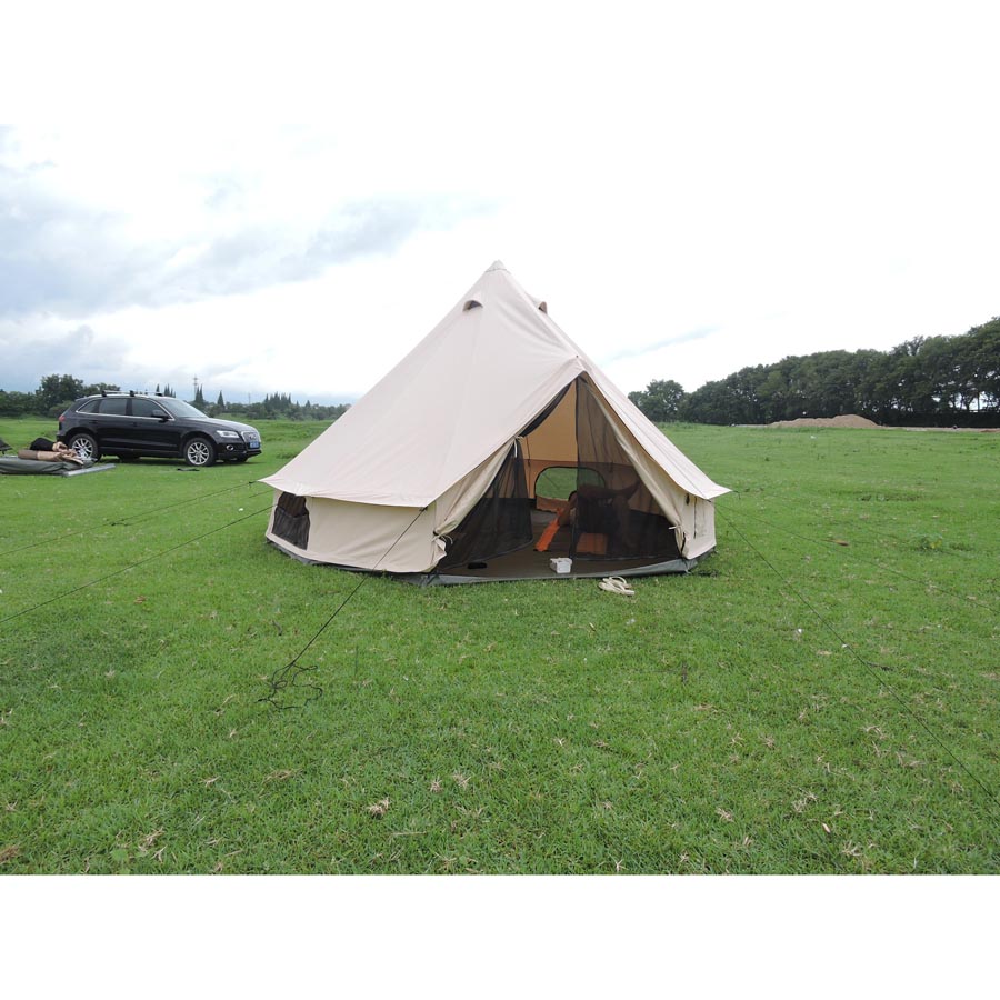 Barraca de acampamento para todos os climas