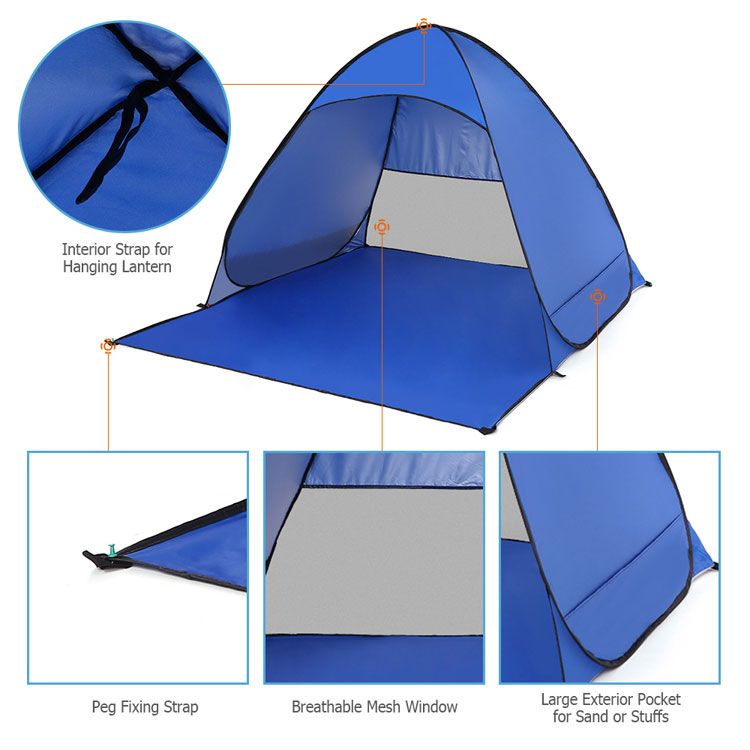Sombra de Tenda de Praia