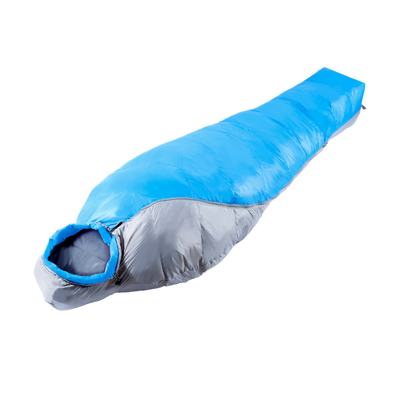 Saco de dormir com penas